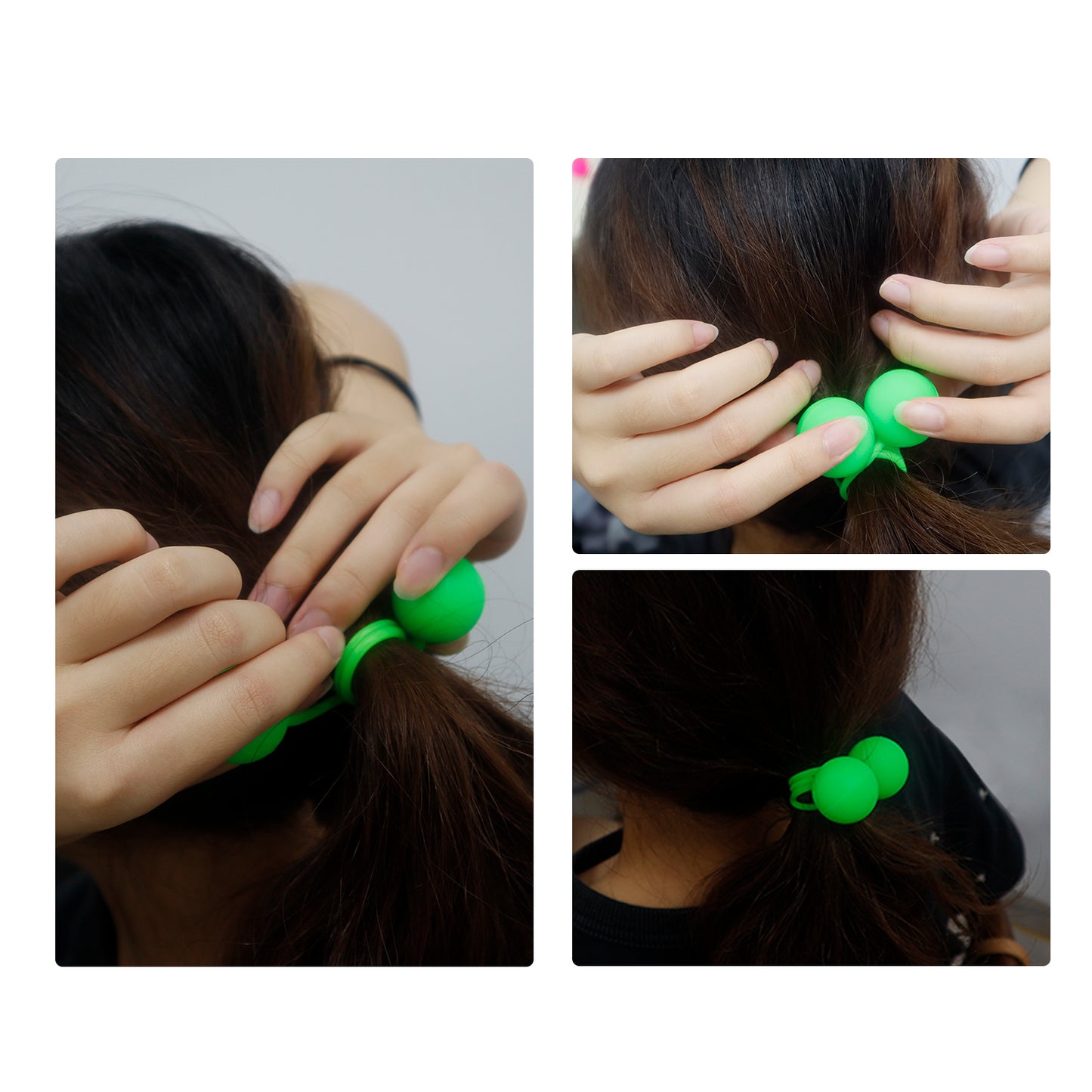 Zevgov Exquisite children's silicone headband, suitable for most life scenes, children will love it very much. silicone ponytail holder head ropes Silicone head bead rope headband with silicone grip silicone rubber band