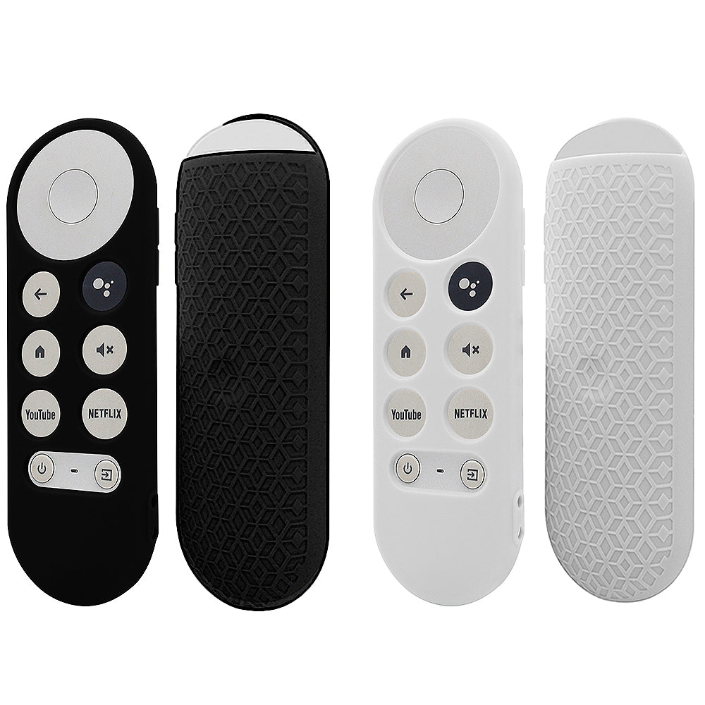 [2Pack] ZEVGOV Silicone Case for Google TV 2020 Voice Remote, Protective Kids-Friendly Shockproof Remote Control Sleeve Holder for google tv remote cover